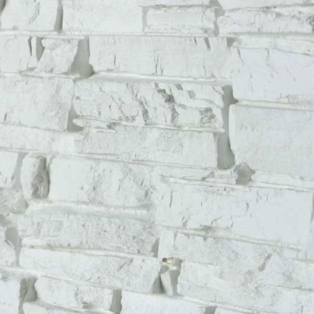 Laguna Lake Faux Stone Panel - Snow White - 24