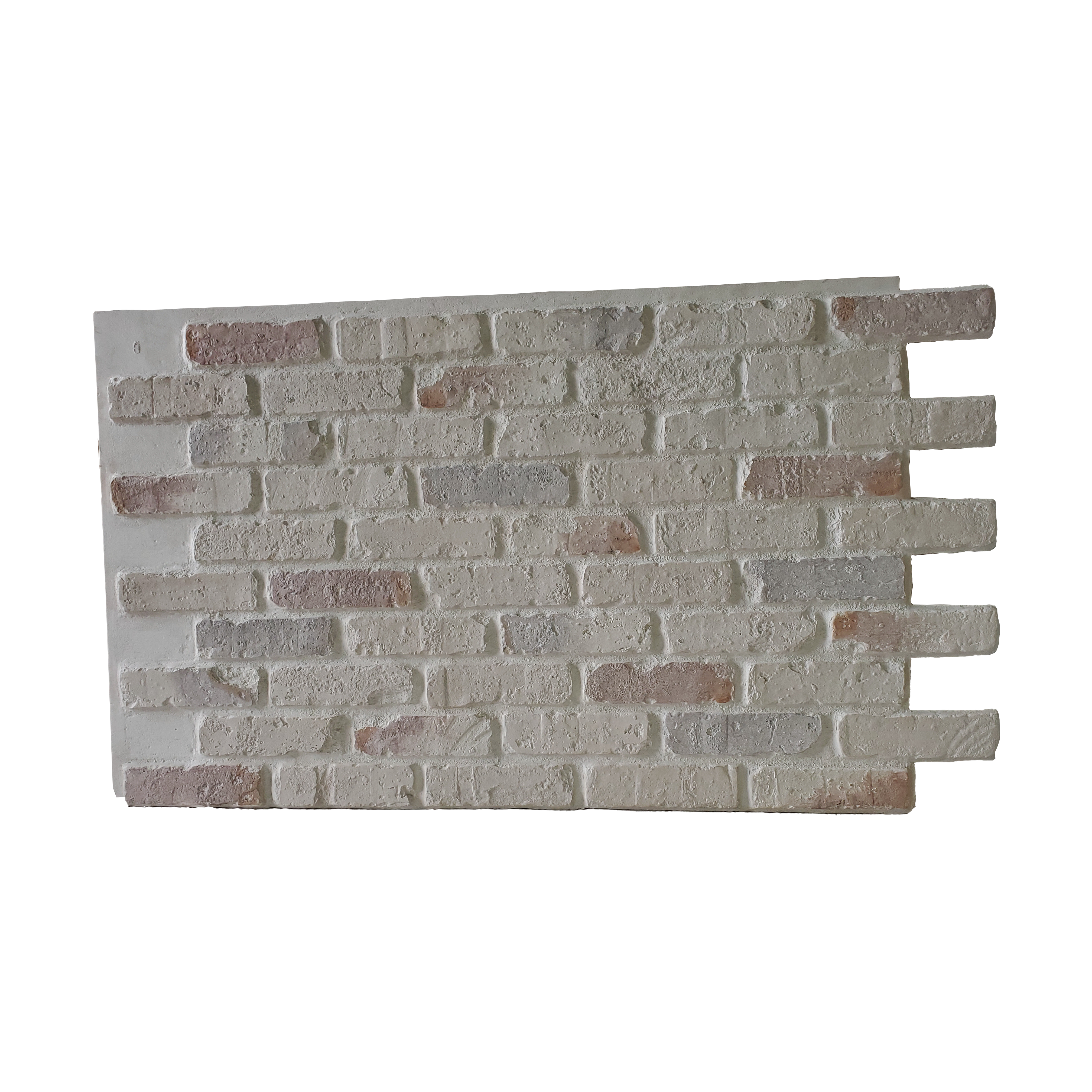 Rustic Chicago Brick - Snow Cotton Color